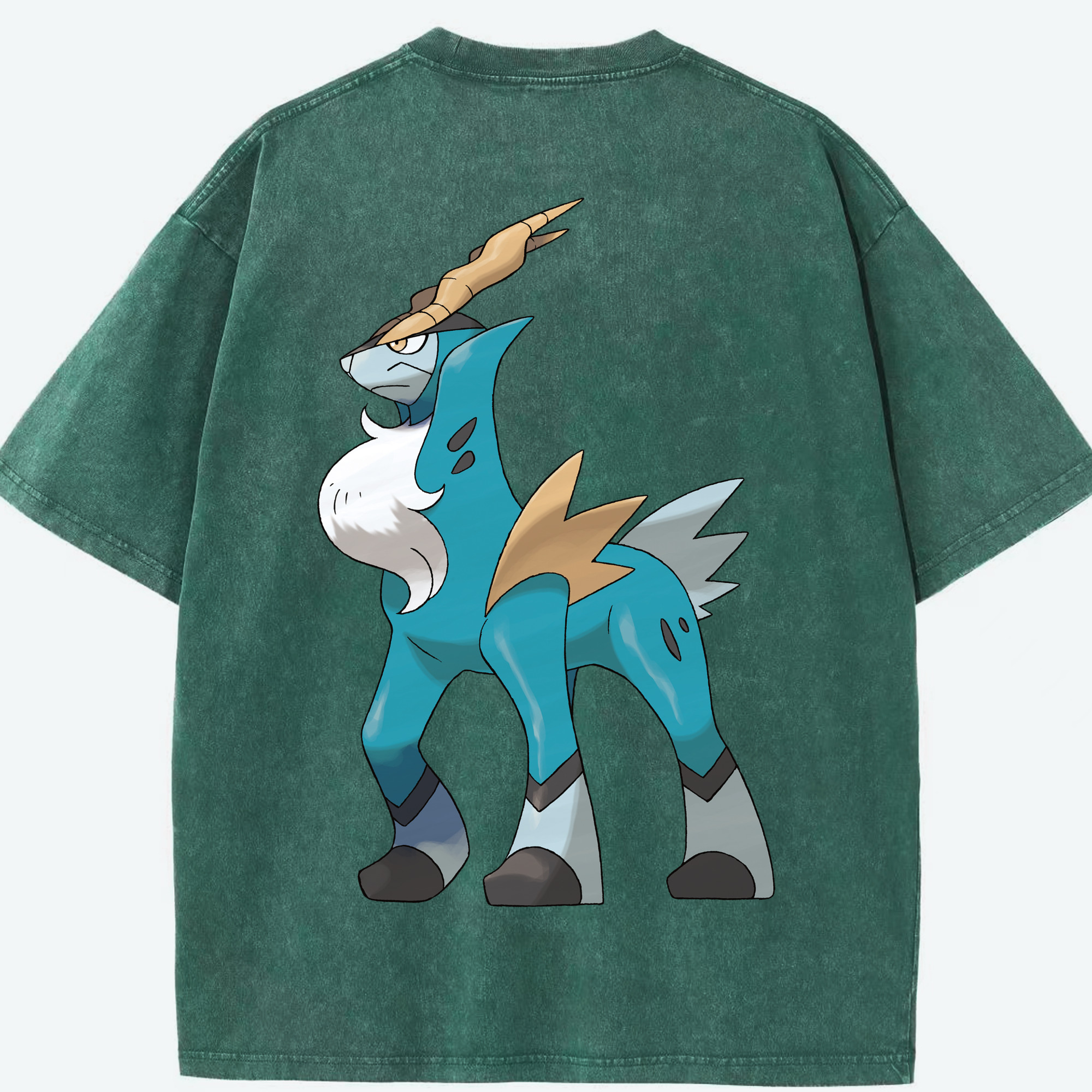 （画像用） ポケットモンスター Pokémon 綿100% ヴィンテージ風 半袖Tシャツ（背面プリント）